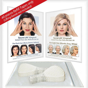 40 Pcs/Set Thin Face Invisible Facial Stickers