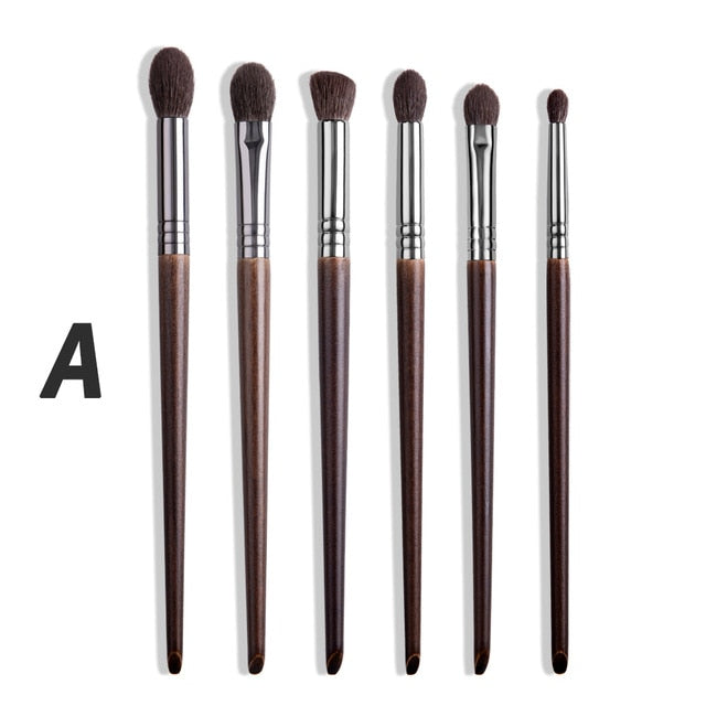 Goat Hair Makeup Eye Shadow Brush Set