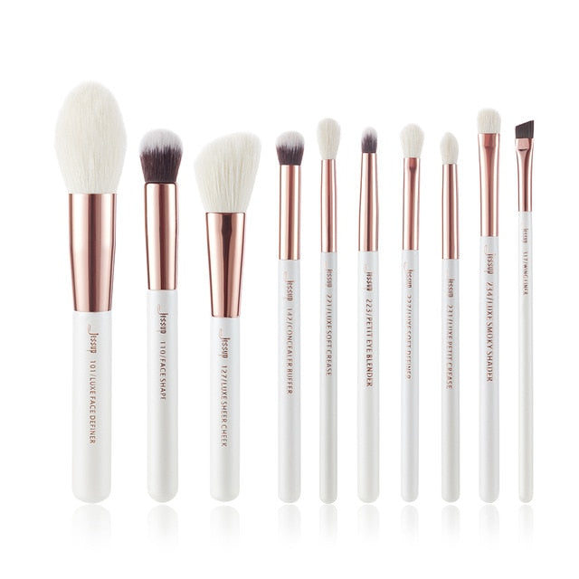 Pearl White / Rose Gold Professional Make up brush