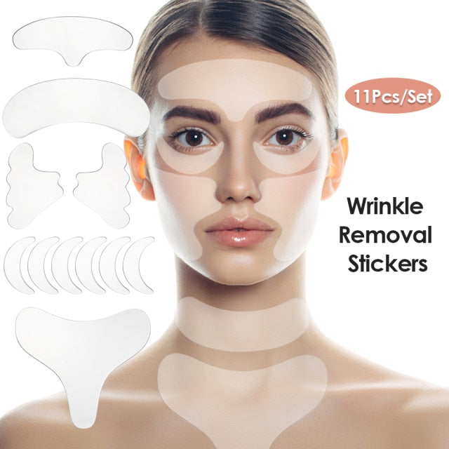 Reusable Silicone Wrinkle Removal Stickers