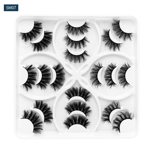 Long Natural Eyelashes Set