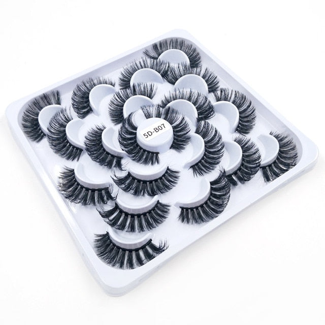 Long Natural Eyelashes Set