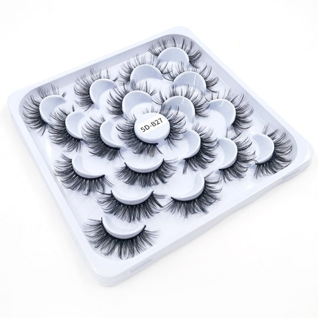 Long Natural Eyelashes Set