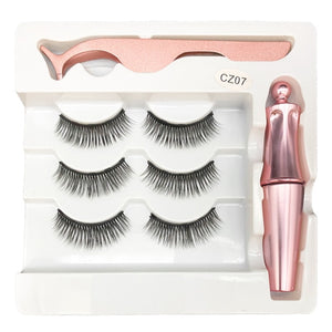 Magnetic Reusable Liquid Eyeliner & Eyelashes Set