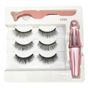 Magnetic Reusable Liquid Eyeliner & Eyelashes Set