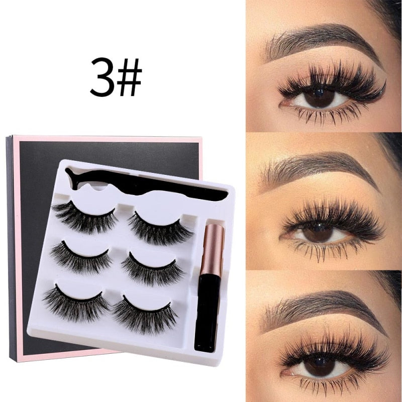 Waterproof Magnetic Eyeliner & Tweezer Set