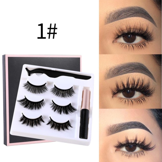 Waterproof Magnetic Eyeliner & Tweezer Set