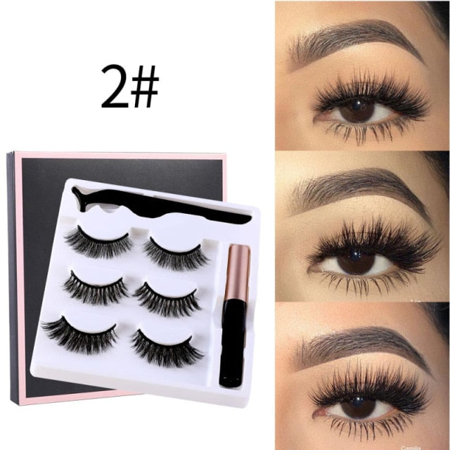 Waterproof Magnetic Eyeliner & Tweezer Set