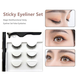 Waterproof Magnetic Eyeliner & Tweezer Set